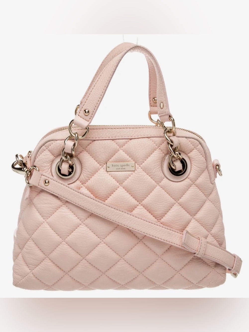 Kate Spade Georgina Quilted Satchel
Pink Hand Bag In Crossbody